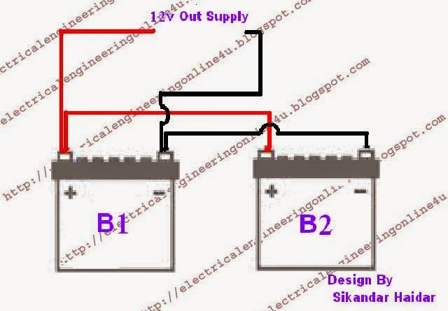 Wiring batteries in parallel diagram