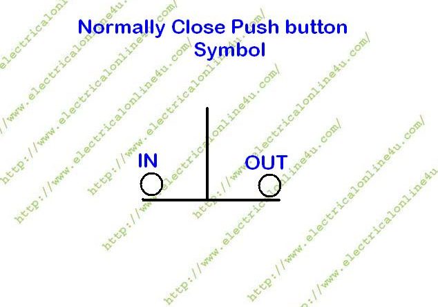 normal close switch symbol