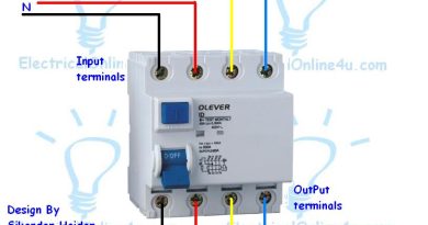 4 pole rcd circuit breaker wiring