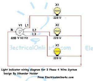 led indicator wiring diagram