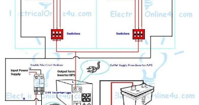 UPS inverter wiring diagram