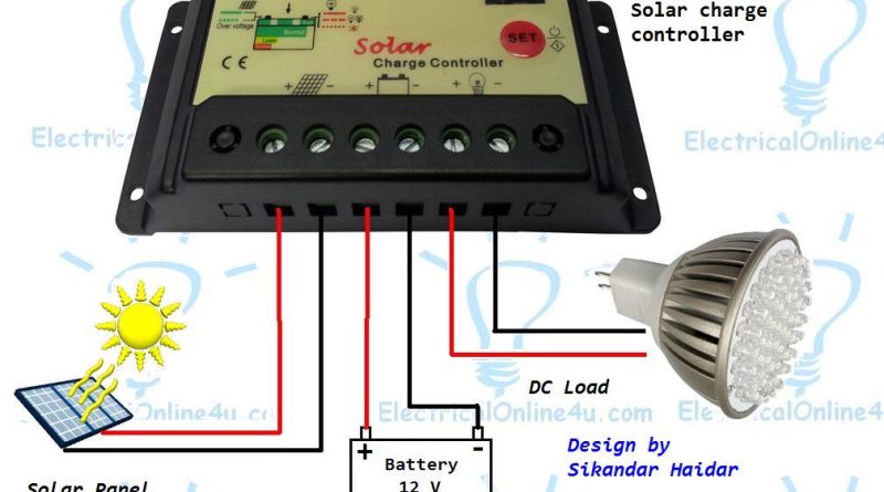 Solar Charge Controller Diagram