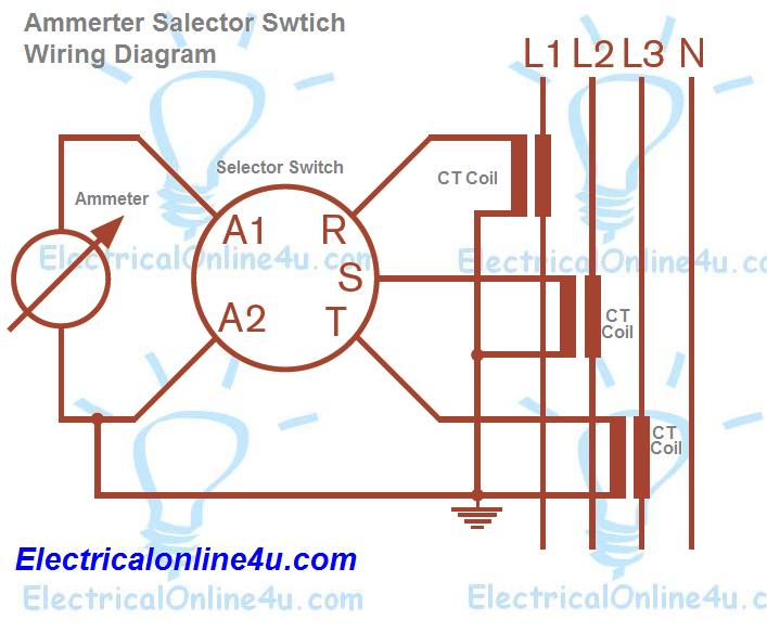 ammeter selector switch wiring diagram