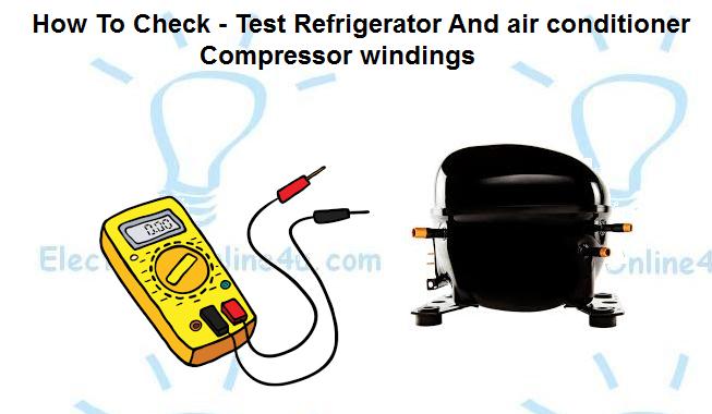 checking compressor windings