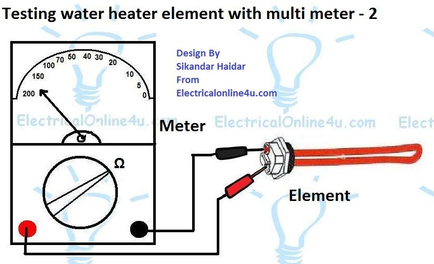 test water heater element