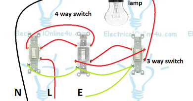 4 way switch wiring diagram