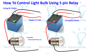 5 Pin Relay Wiring Diagram for lights