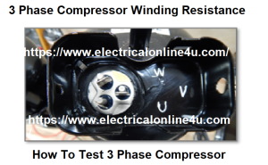 3 phase compressor winding resistance